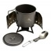 Набор для приготовления еды TOAKS Ultralight Titanium Solid Fuel Cook System